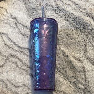 Starbucks Holographic Purple Tumbler